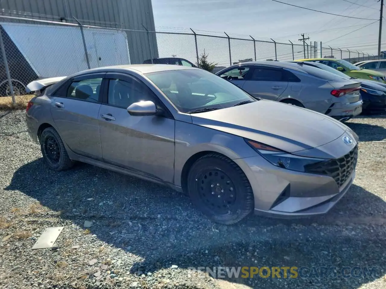 4 Photograph of a damaged car KMHLM4AG5PU549387 HYUNDAI ACCENT 2023