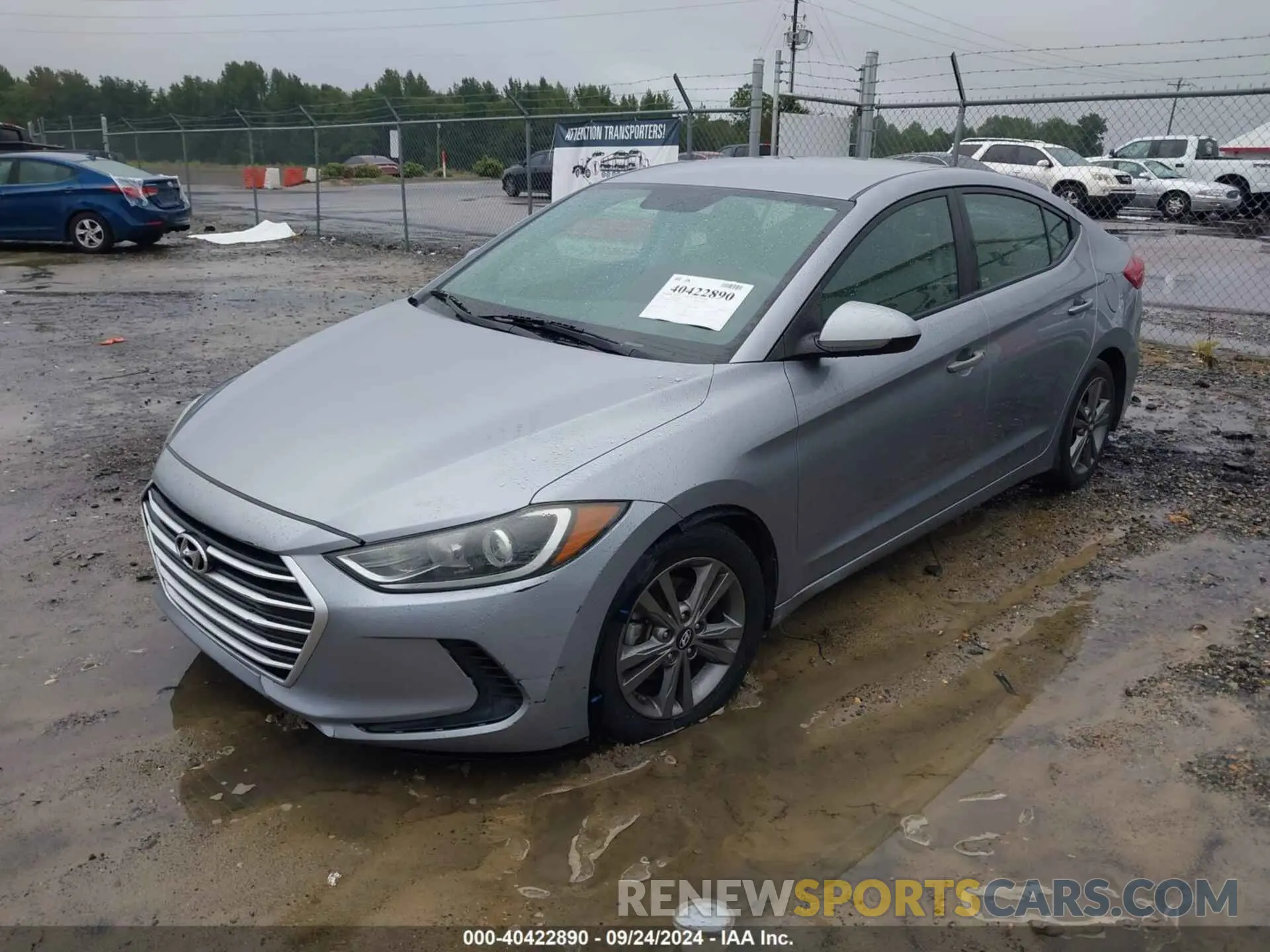 2 Photograph of a damaged car 5NPD84LF8HH008248 HYUNDAI ELANTRA 2017