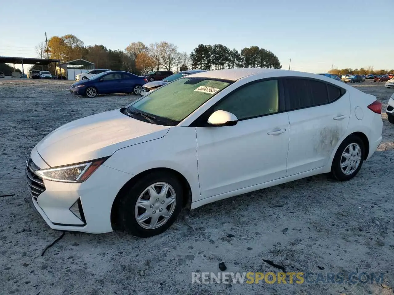 1 Photograph of a damaged car 5NPD74LF0KH448698 HYUNDAI ELANTRA 2019