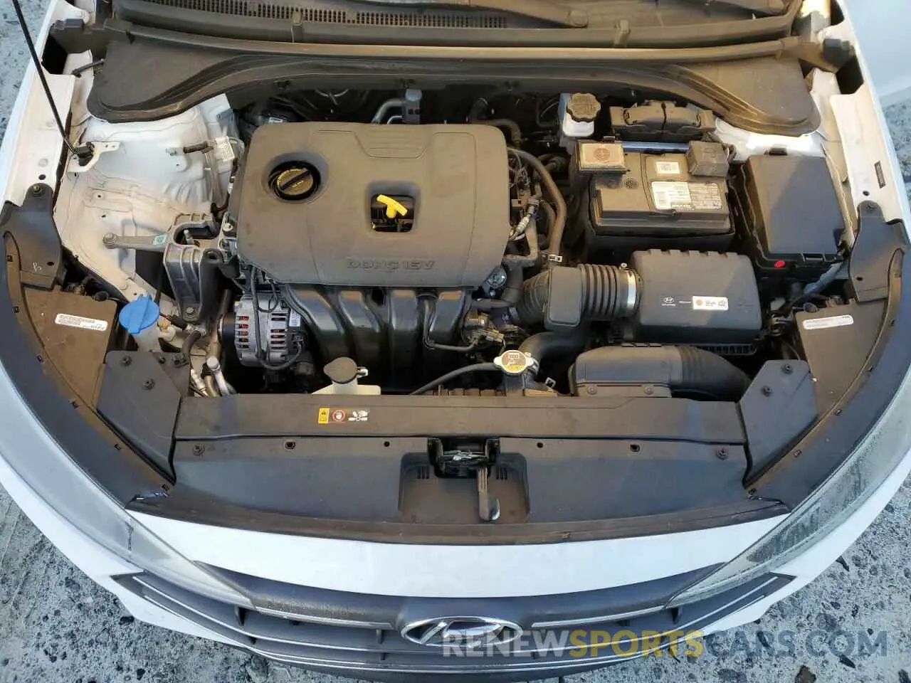 11 Photograph of a damaged car 5NPD74LF0KH448698 HYUNDAI ELANTRA 2019