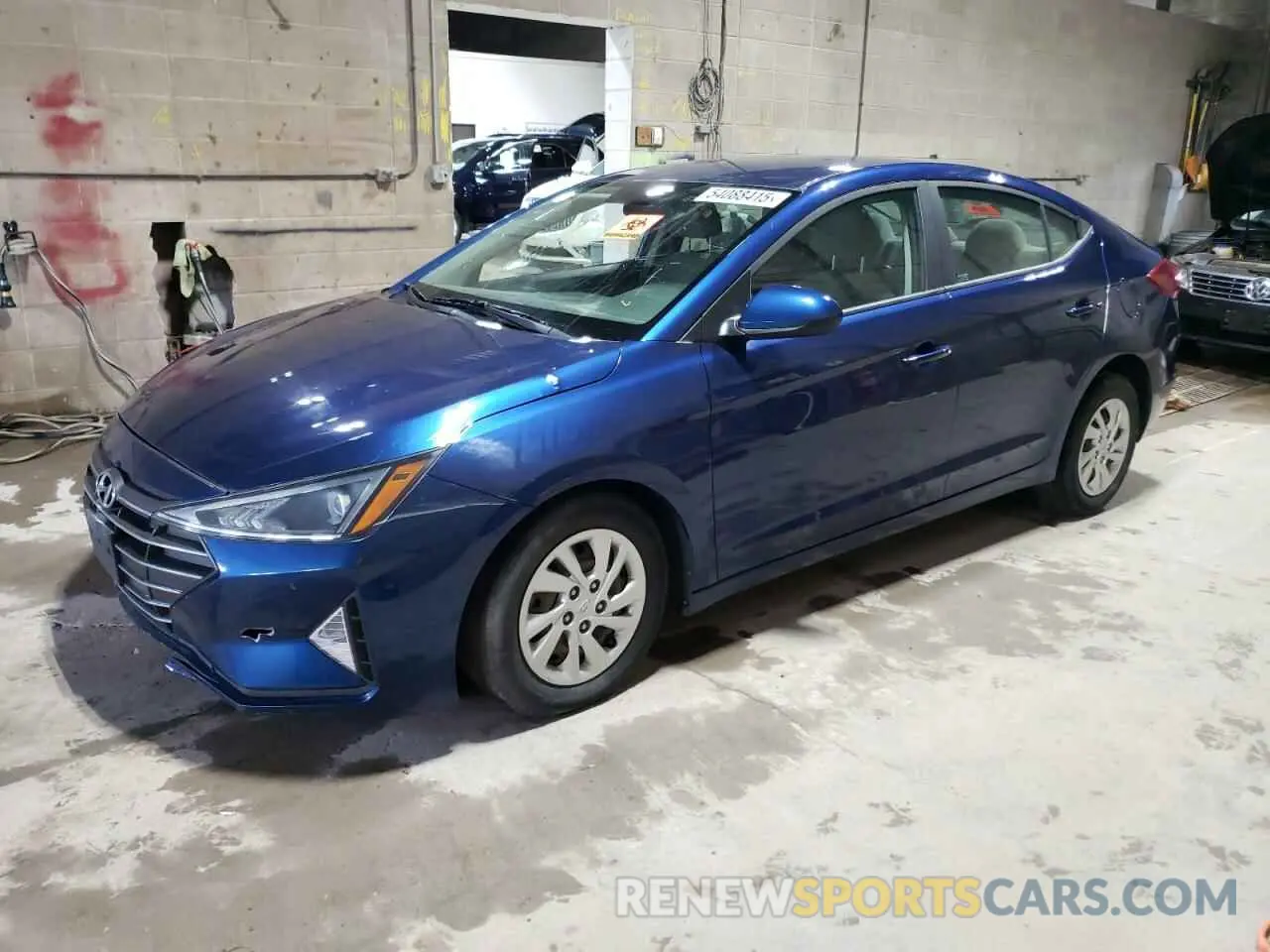1 Photograph of a damaged car 5NPD74LF0KH482902 HYUNDAI ELANTRA 2019