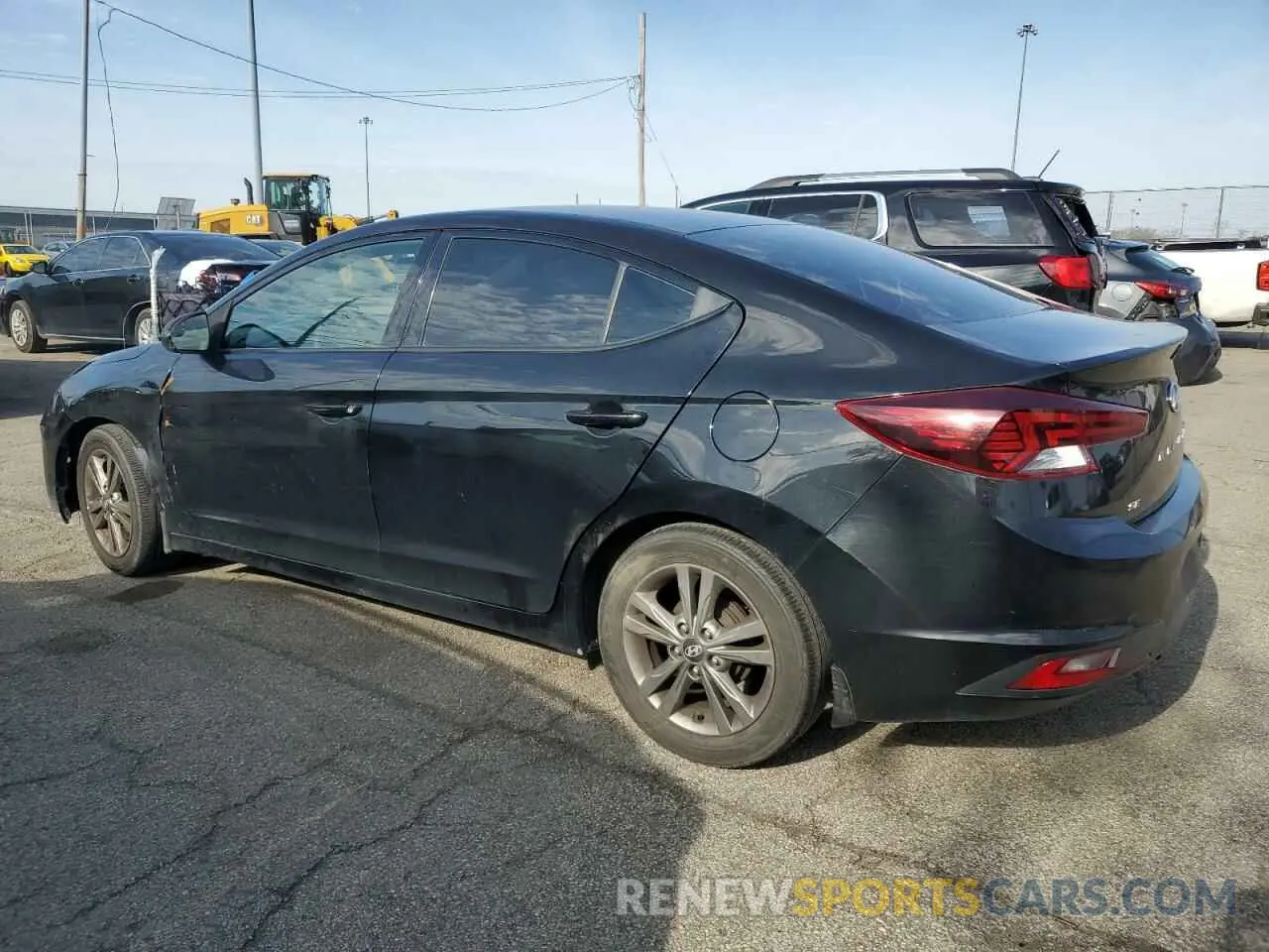 2 Photograph of a damaged car 5NPD74LF0KH487419 HYUNDAI ELANTRA 2019