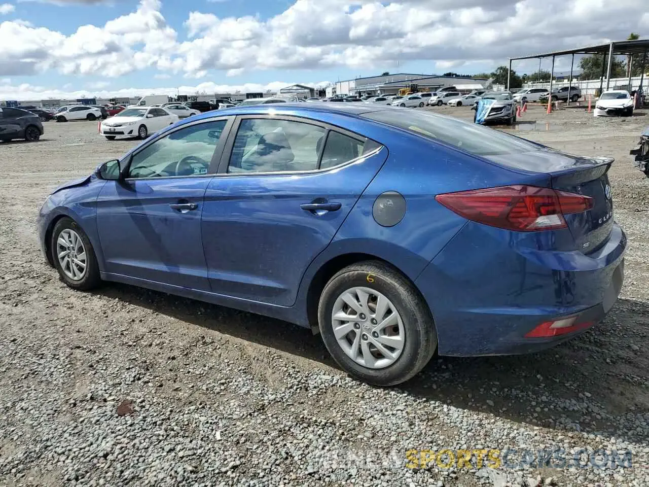 2 Photograph of a damaged car 5NPD74LF0KH490465 HYUNDAI ELANTRA 2019