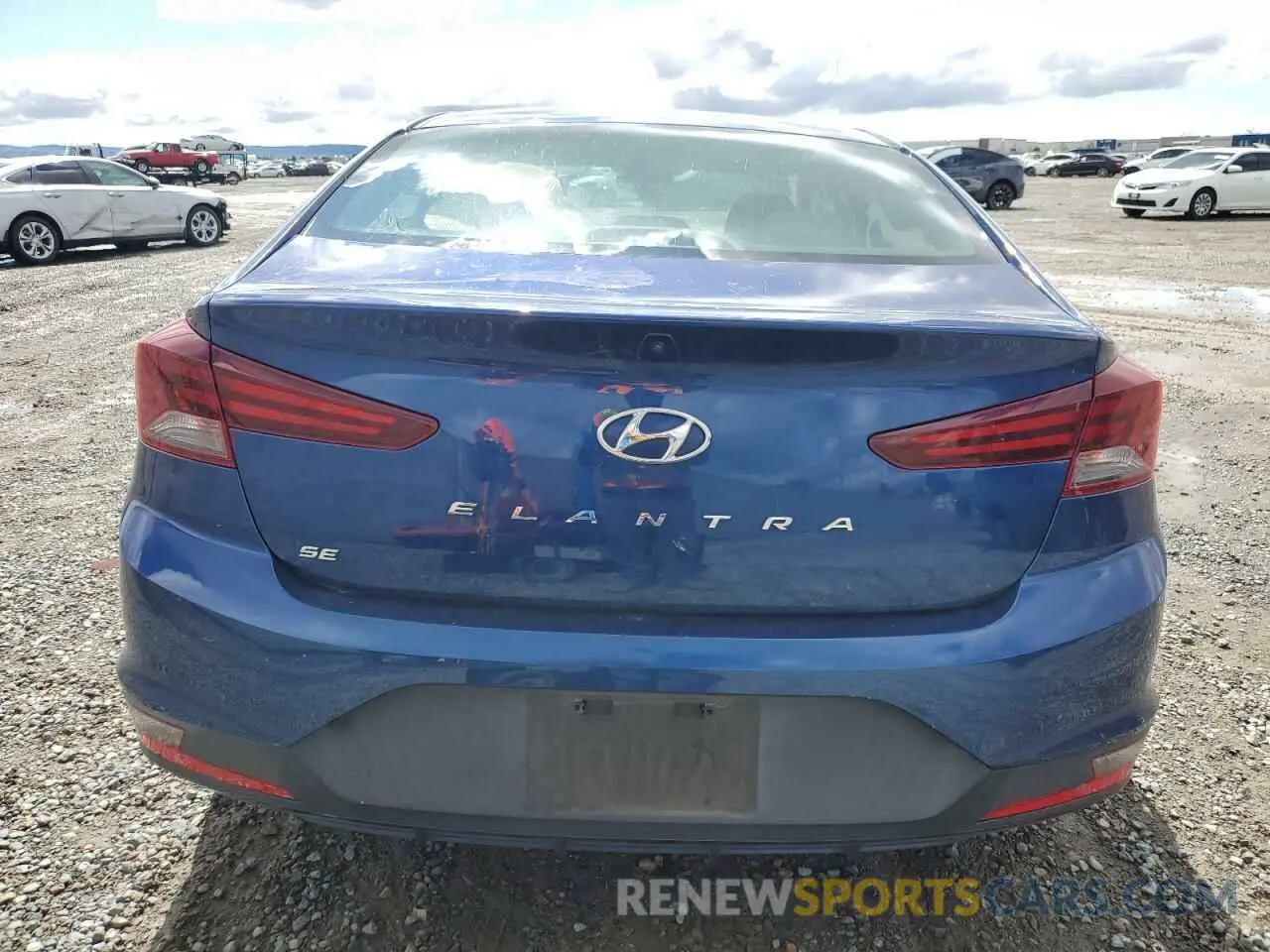 6 Photograph of a damaged car 5NPD74LF0KH490465 HYUNDAI ELANTRA 2019