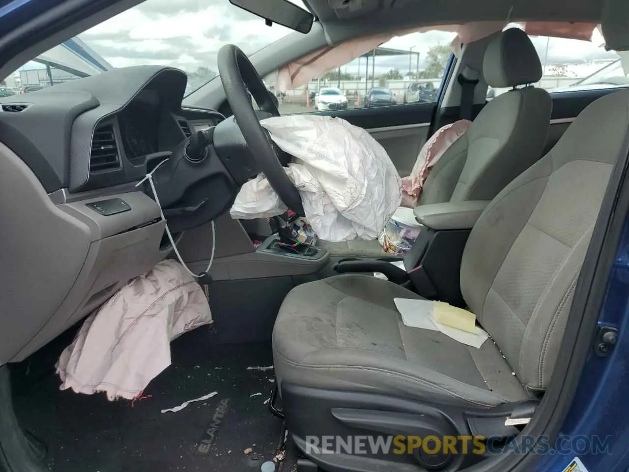 7 Photograph of a damaged car 5NPD74LF0KH490465 HYUNDAI ELANTRA 2019