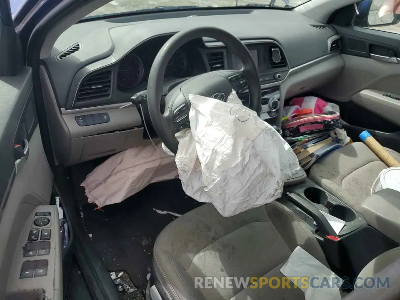 8 Photograph of a damaged car 5NPD74LF0KH490465 HYUNDAI ELANTRA 2019