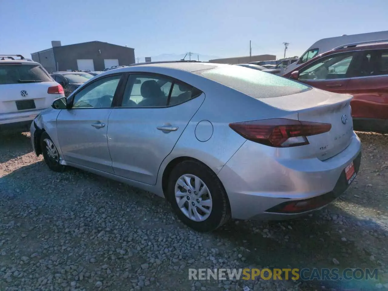 2 Photograph of a damaged car 5NPD74LF1KH402569 HYUNDAI ELANTRA 2019