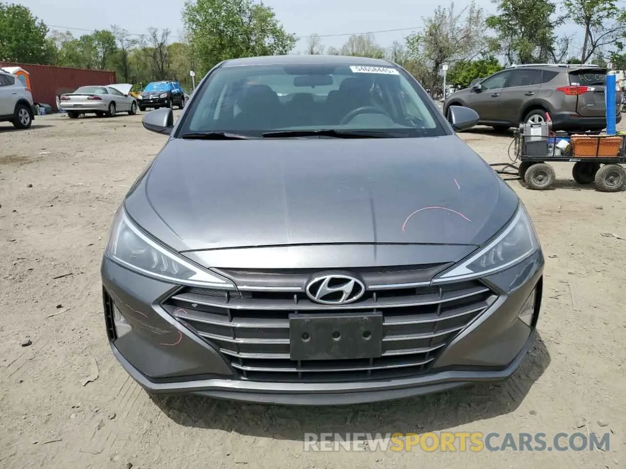 5 Photograph of a damaged car 5NPD74LF1KH447270 HYUNDAI ELANTRA 2019