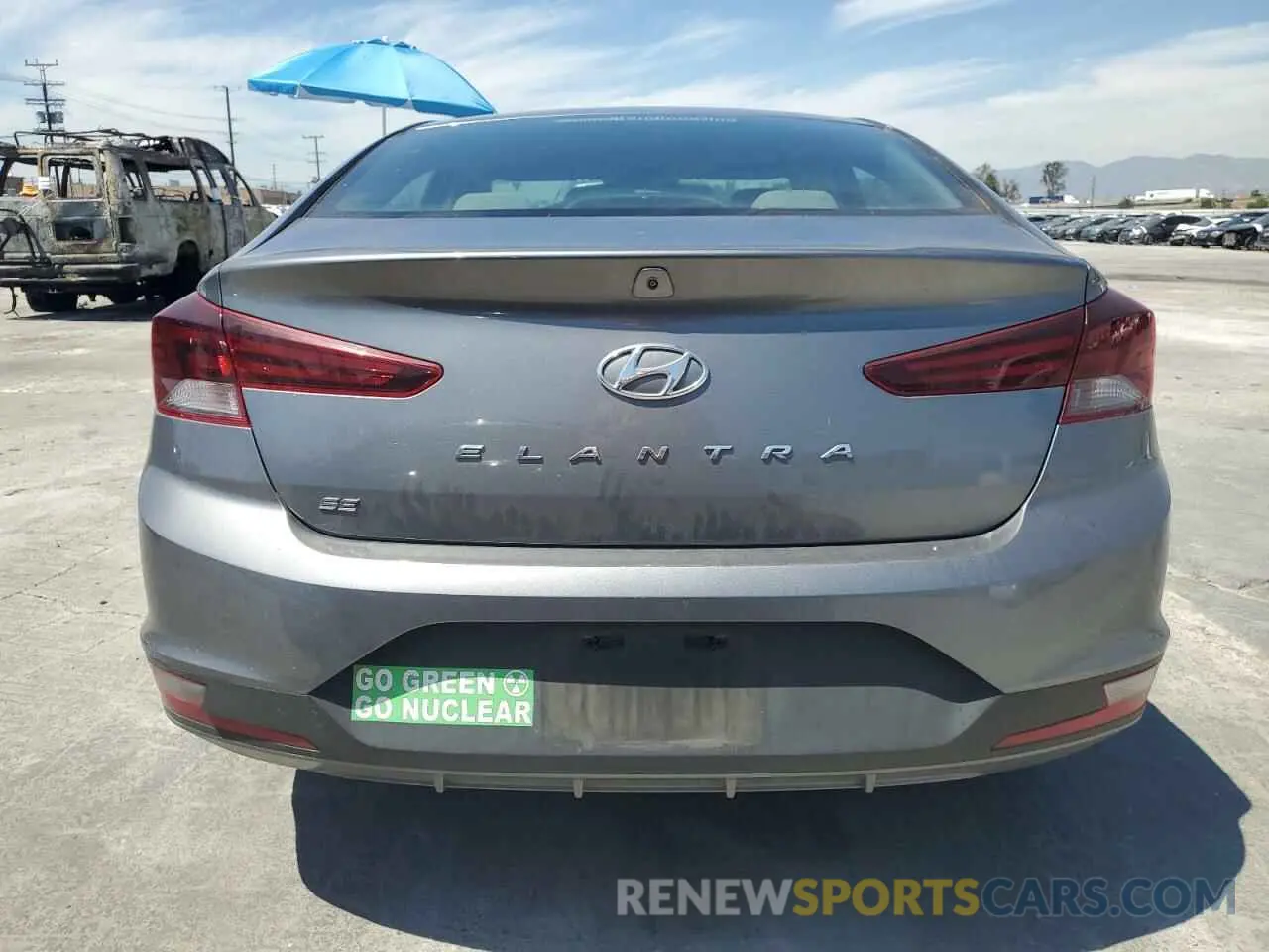 6 Photograph of a damaged car 5NPD74LF1KH452453 HYUNDAI ELANTRA 2019