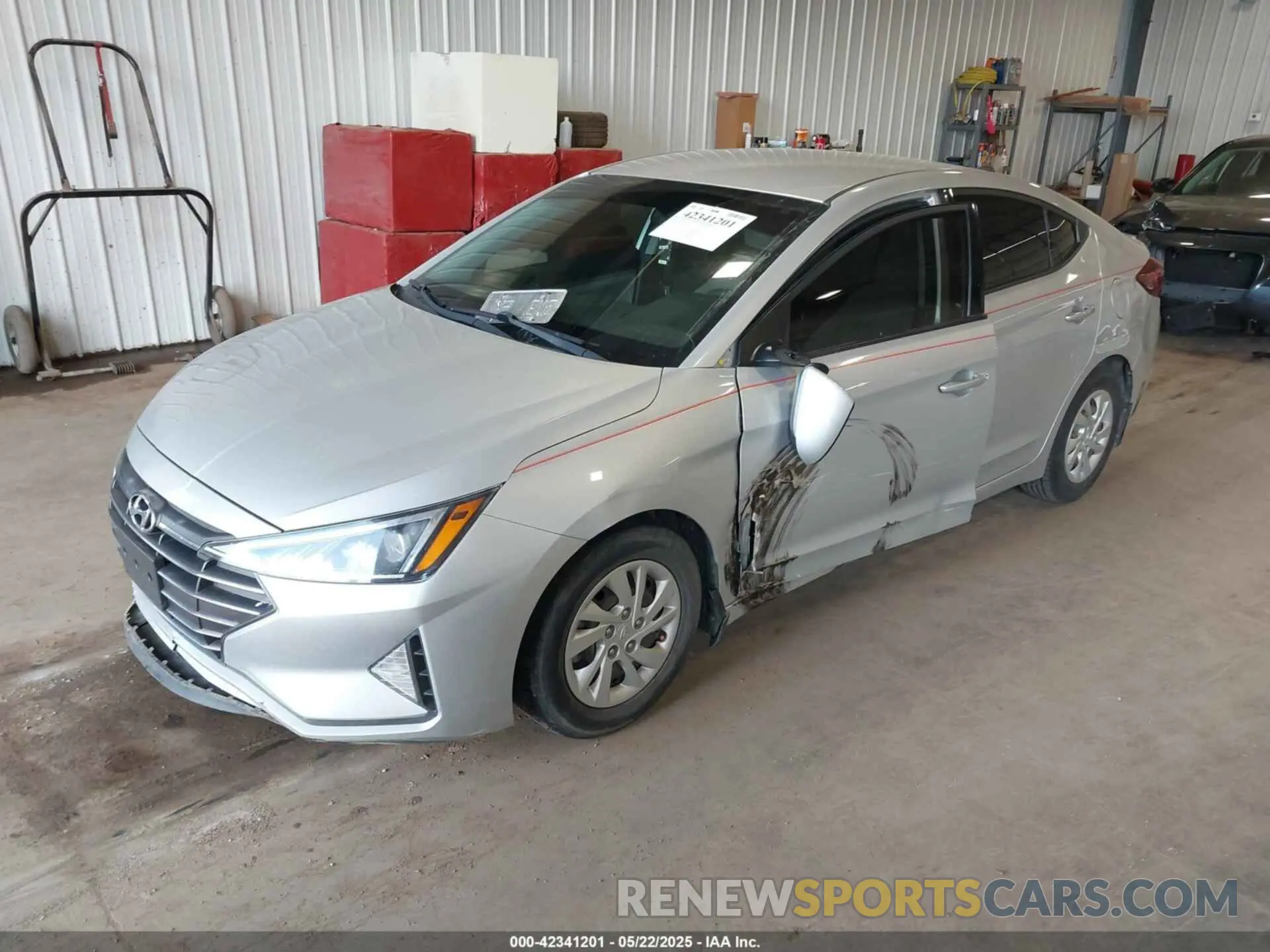 2 Photograph of a damaged car 5NPD74LF1KH473223 HYUNDAI ELANTRA 2019