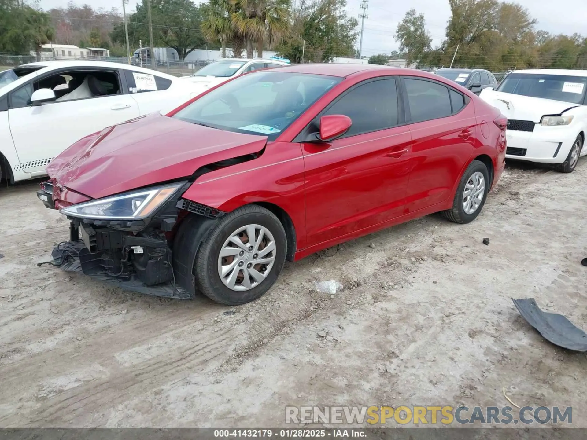 2 Photograph of a damaged car 5NPD74LF1KH496856 HYUNDAI ELANTRA 2019