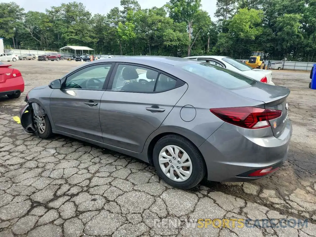 2 Photograph of a damaged car 5NPD74LF2KH398869 HYUNDAI ELANTRA 2019