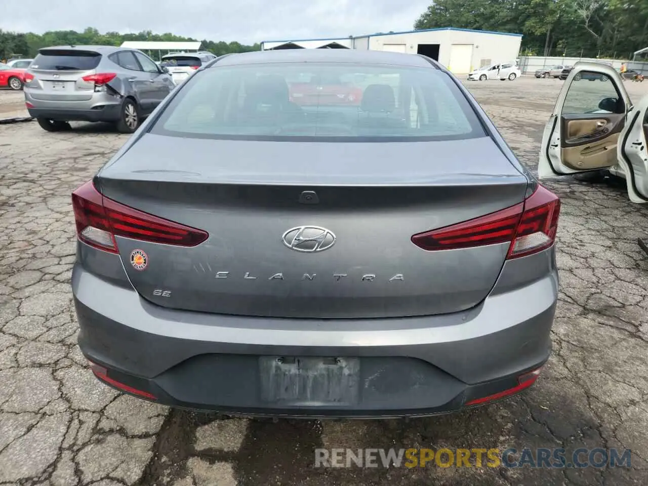 6 Photograph of a damaged car 5NPD74LF2KH398869 HYUNDAI ELANTRA 2019