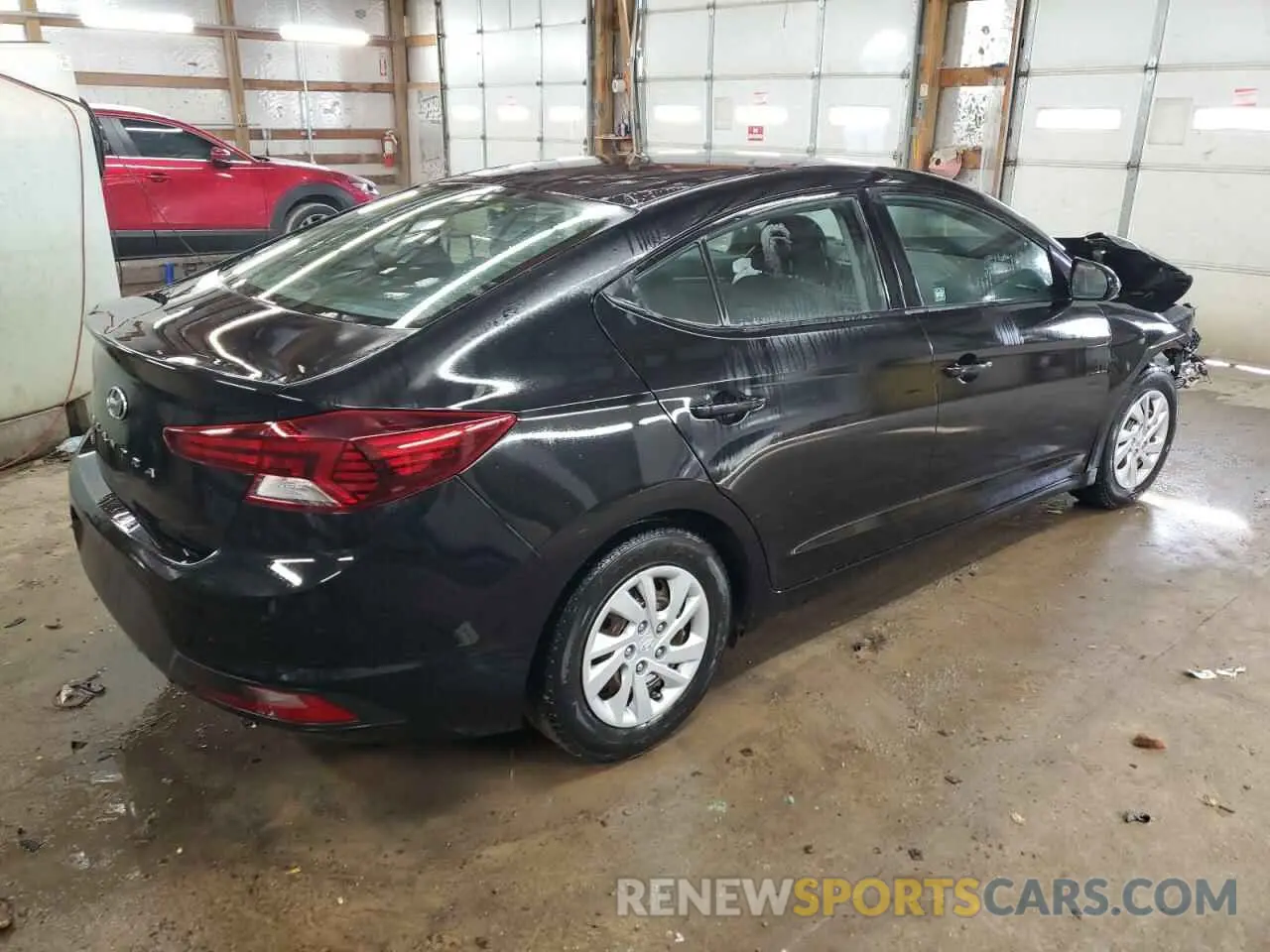 3 Photograph of a damaged car 5NPD74LF2KH399388 HYUNDAI ELANTRA 2019