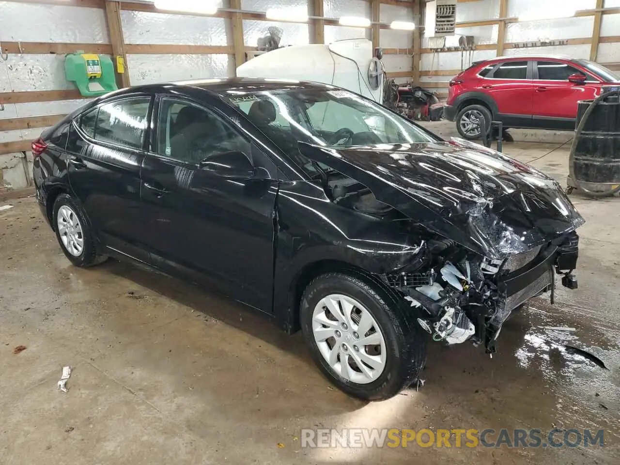 4 Photograph of a damaged car 5NPD74LF2KH399388 HYUNDAI ELANTRA 2019