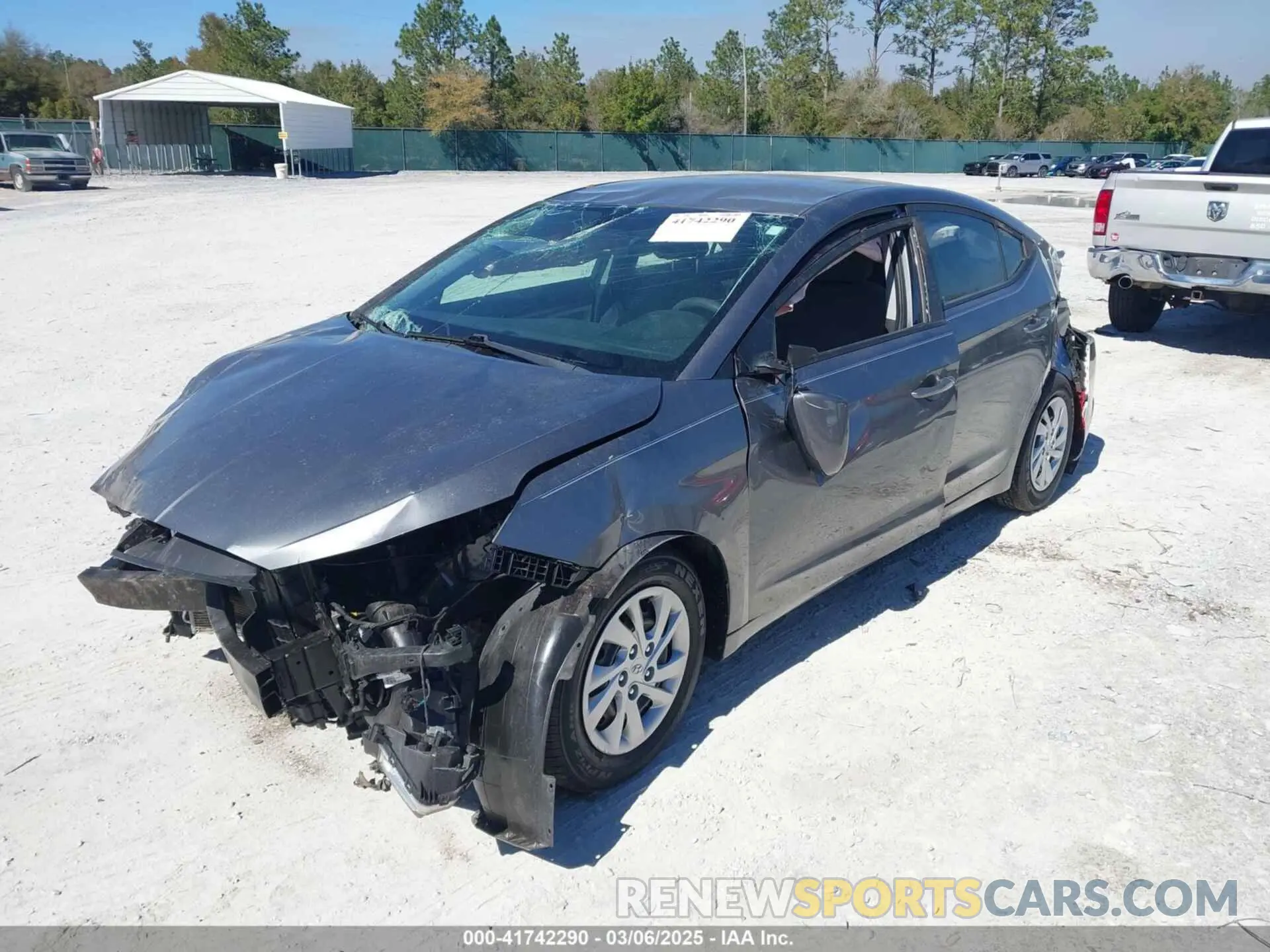 2 Photograph of a damaged car 5NPD74LF2KH420790 HYUNDAI ELANTRA 2019