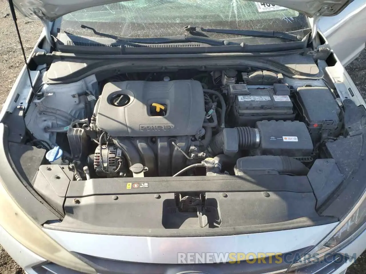 12 Photograph of a damaged car 5NPD74LF2KH433104 HYUNDAI ELANTRA 2019