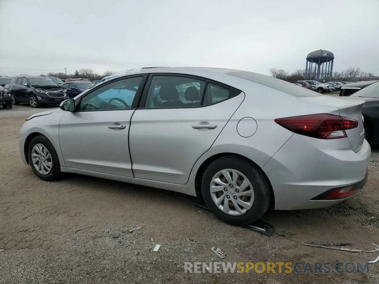 2 Photograph of a damaged car 5NPD74LF2KH433104 HYUNDAI ELANTRA 2019