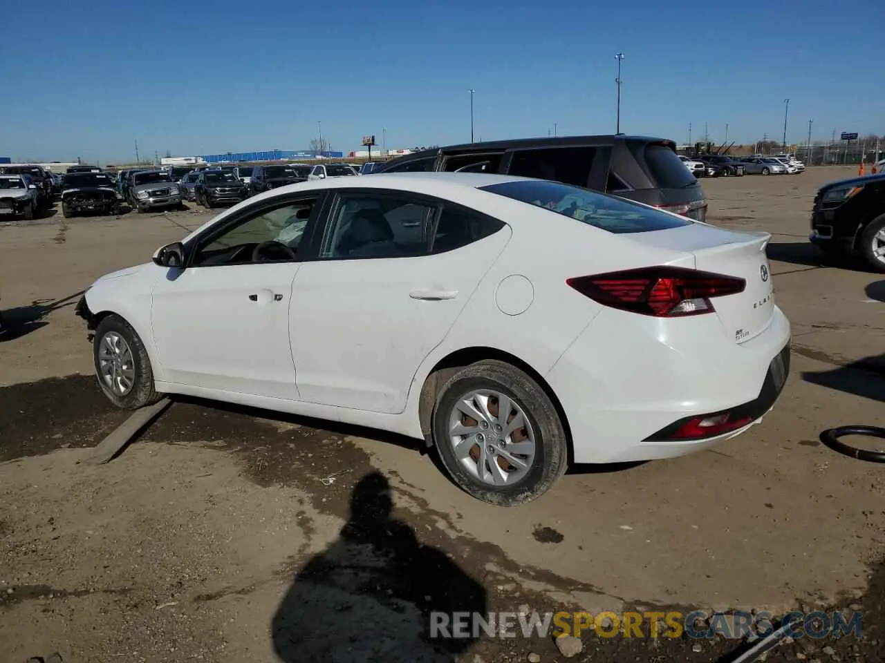 2 Photograph of a damaged car 5NPD74LF2KH440358 HYUNDAI ELANTRA 2019