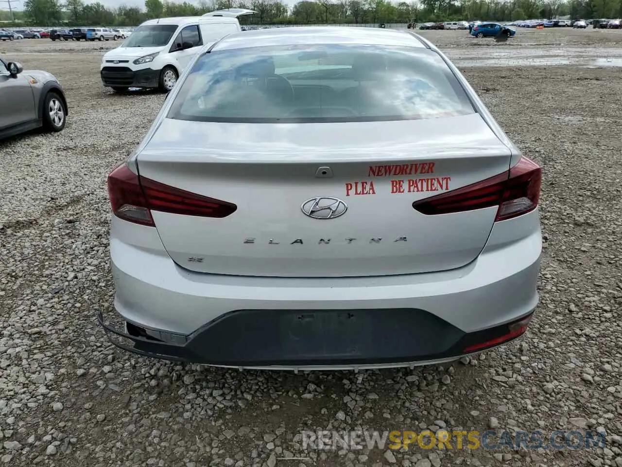 6 Photograph of a damaged car 5NPD74LF2KH448539 HYUNDAI ELANTRA 2019