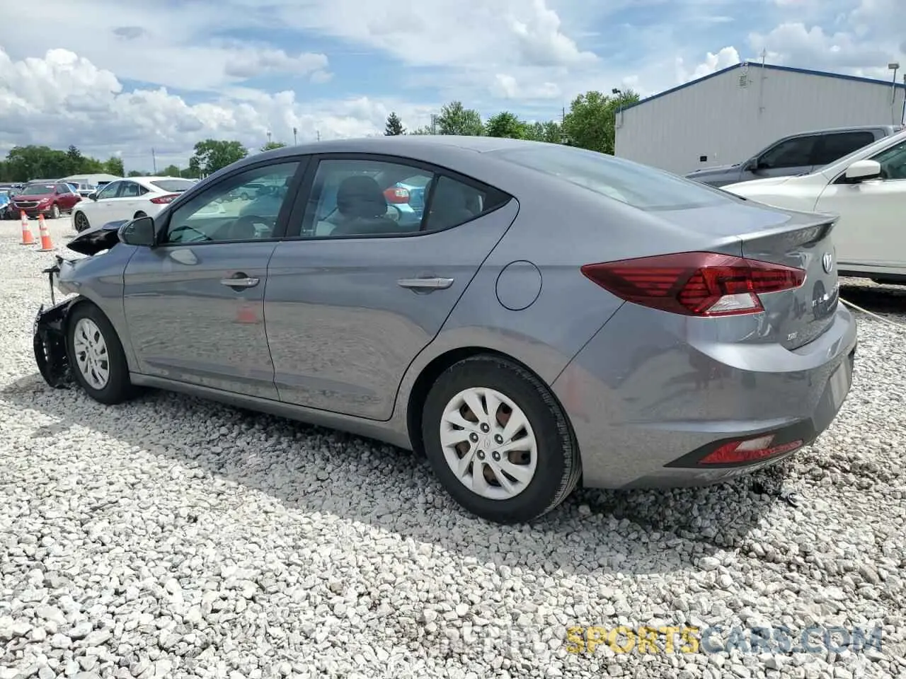 2 Photograph of a damaged car 5NPD74LF2KH450226 HYUNDAI ELANTRA 2019