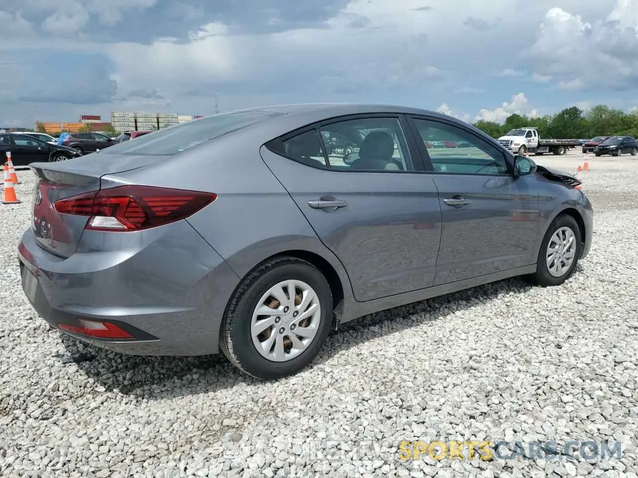 3 Photograph of a damaged car 5NPD74LF2KH450226 HYUNDAI ELANTRA 2019