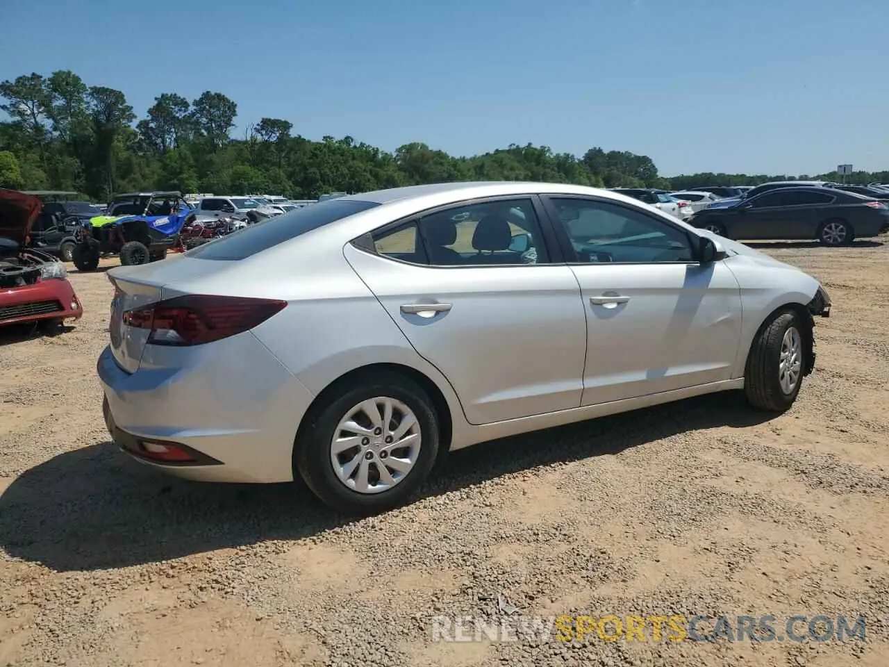 3 Photograph of a damaged car 5NPD74LF2KH454261 HYUNDAI ELANTRA 2019