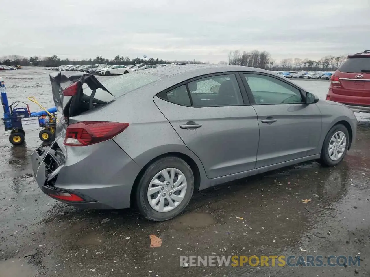 3 Photograph of a damaged car 5NPD74LF2KH460447 HYUNDAI ELANTRA 2019