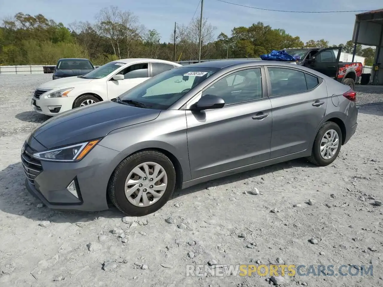 1 Photograph of a damaged car 5NPD74LF2KH490371 HYUNDAI ELANTRA 2019