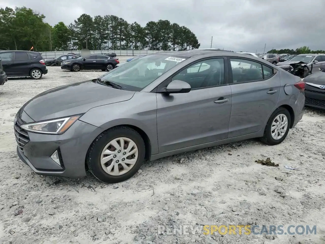 1 Photograph of a damaged car 5NPD74LF3KH429823 HYUNDAI ELANTRA 2019