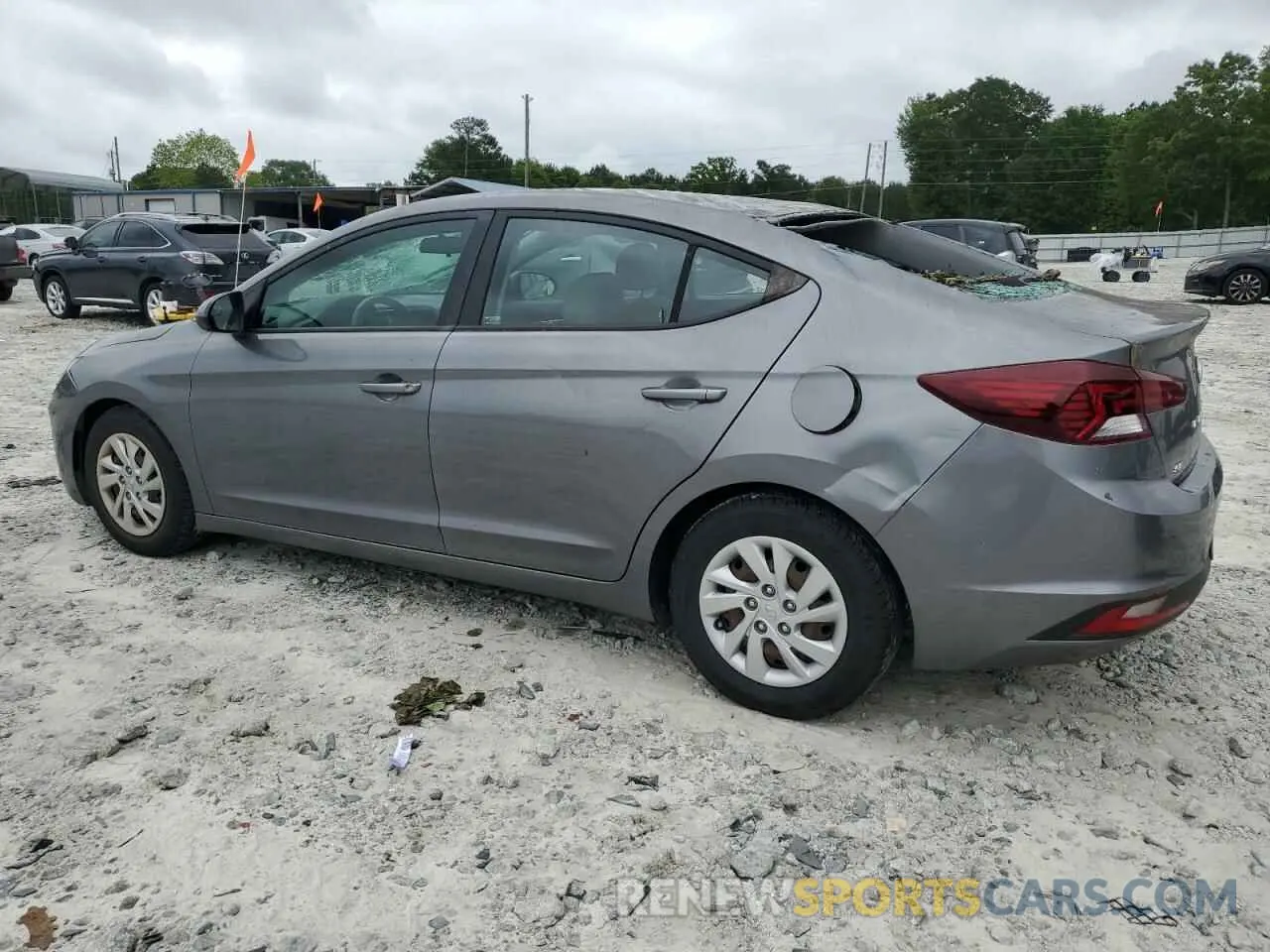 2 Photograph of a damaged car 5NPD74LF3KH429823 HYUNDAI ELANTRA 2019