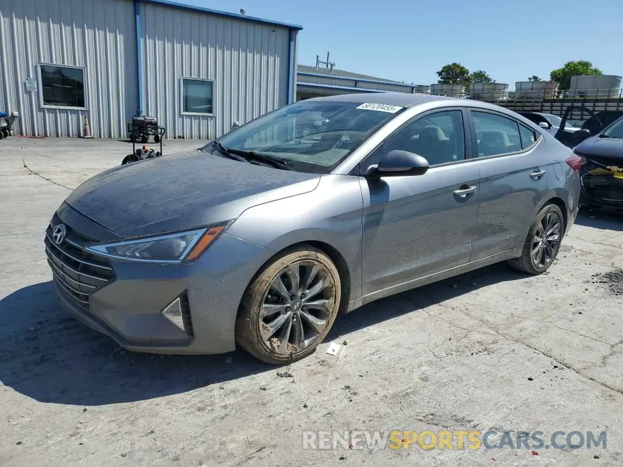 1 Photograph of a damaged car 5NPD74LF3KH449795 HYUNDAI ELANTRA 2019