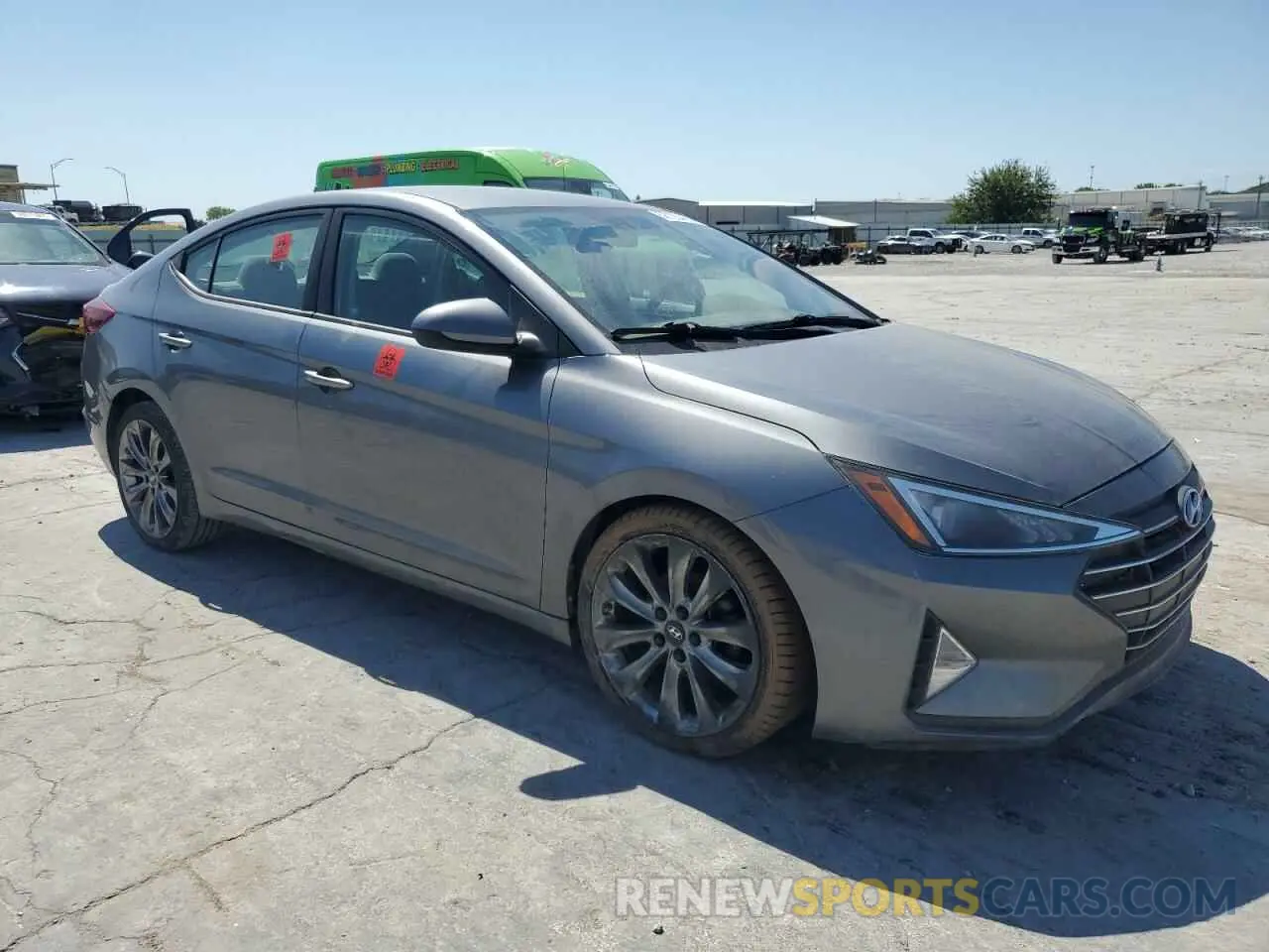 4 Photograph of a damaged car 5NPD74LF3KH449795 HYUNDAI ELANTRA 2019