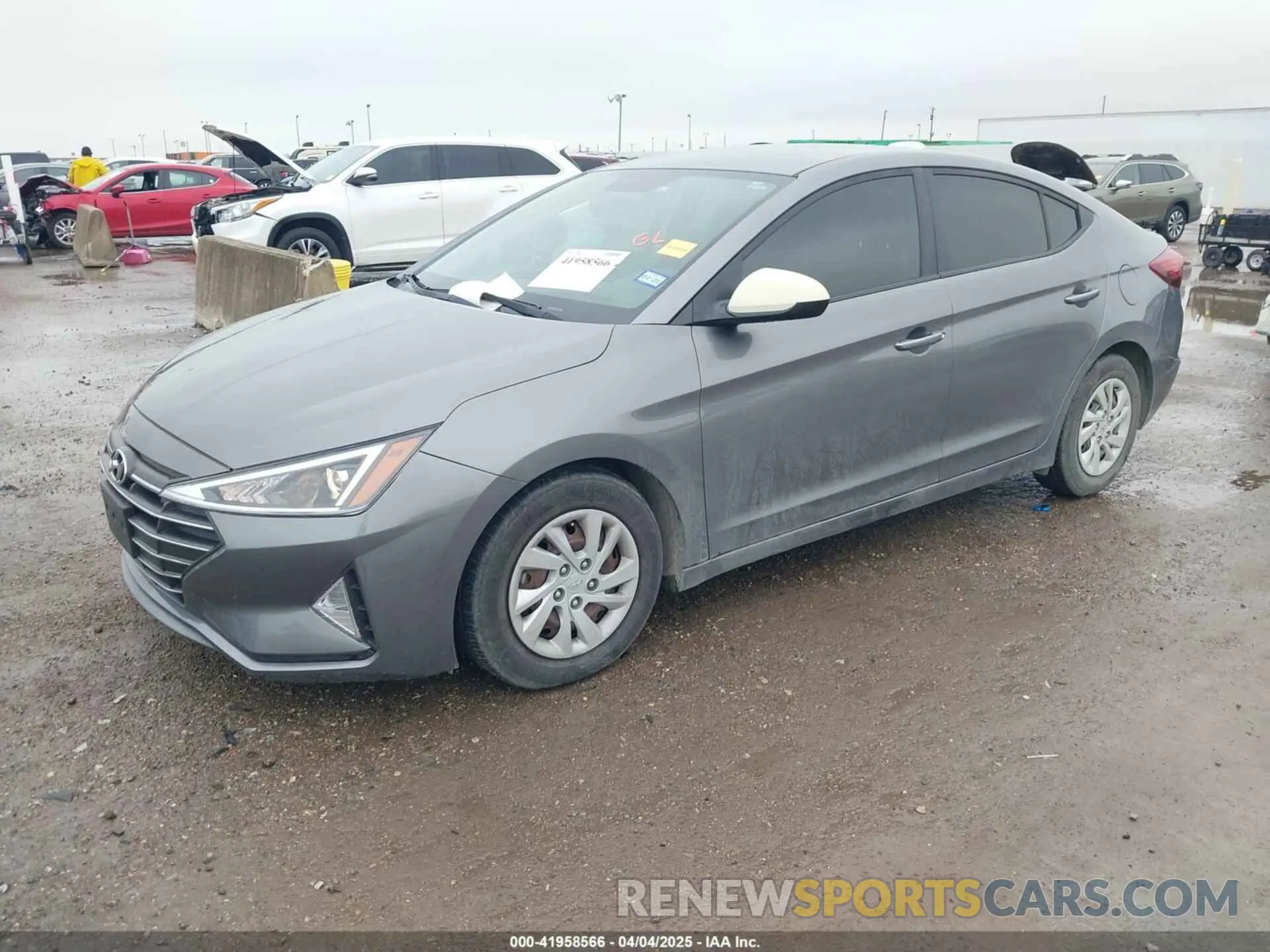 2 Photograph of a damaged car 5NPD74LF3KH451188 HYUNDAI ELANTRA 2019