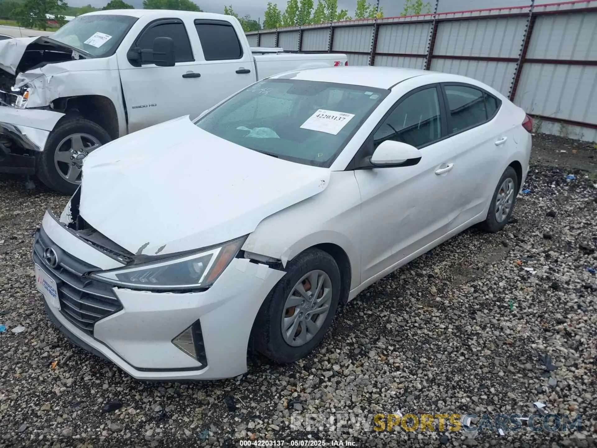 2 Photograph of a damaged car 5NPD74LF3KH467486 HYUNDAI ELANTRA 2019