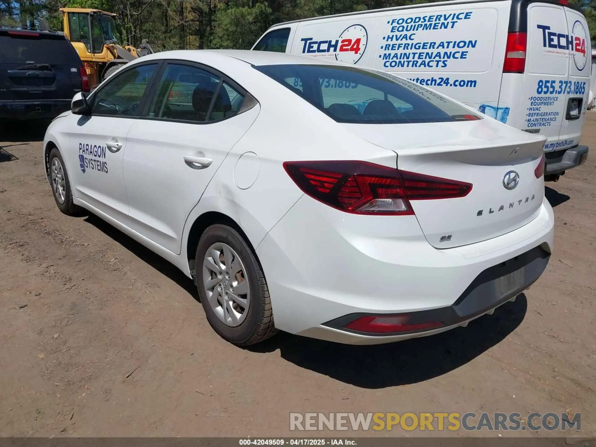 3 Photograph of a damaged car 5NPD74LF3KH487348 HYUNDAI ELANTRA 2019