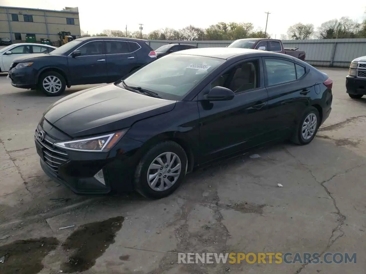1 Photograph of a damaged car 5NPD74LF3KH490847 HYUNDAI ELANTRA 2019