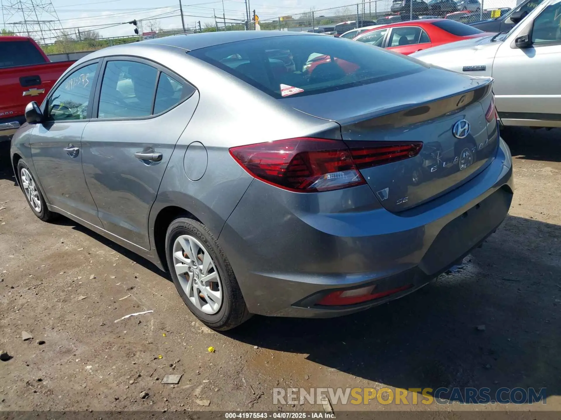 3 Photograph of a damaged car 5NPD74LF3KH494171 HYUNDAI ELANTRA 2019