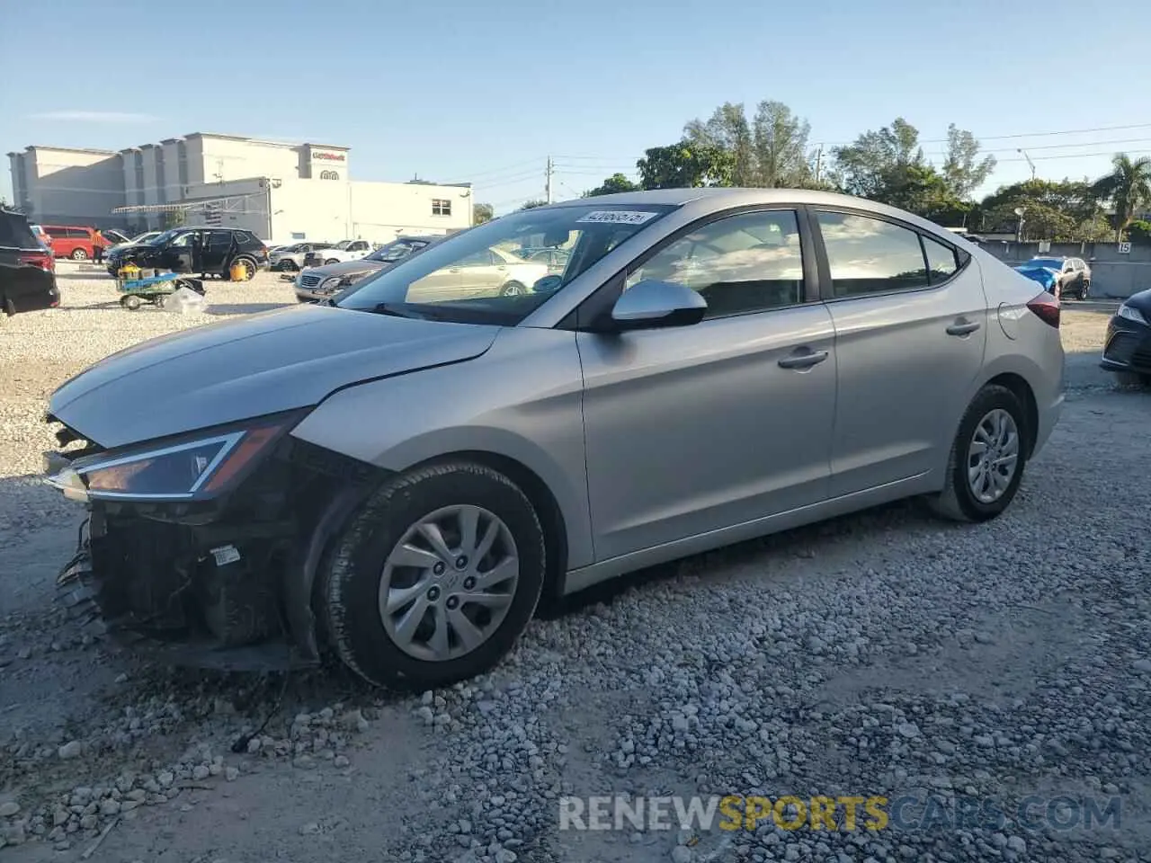 1 Photograph of a damaged car 5NPD74LF3KH494798 HYUNDAI ELANTRA 2019
