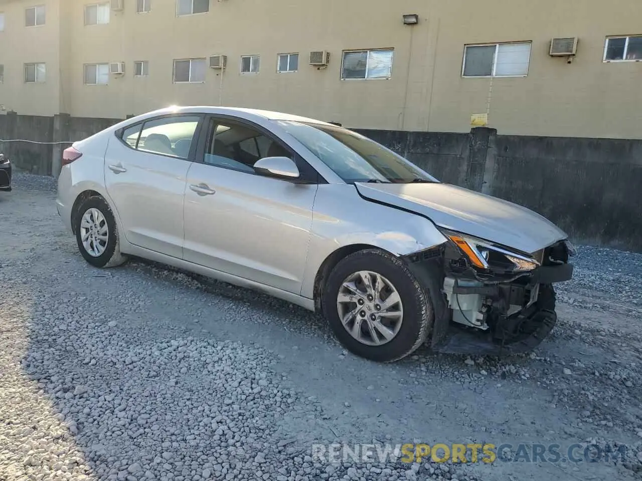 4 Photograph of a damaged car 5NPD74LF3KH494798 HYUNDAI ELANTRA 2019
