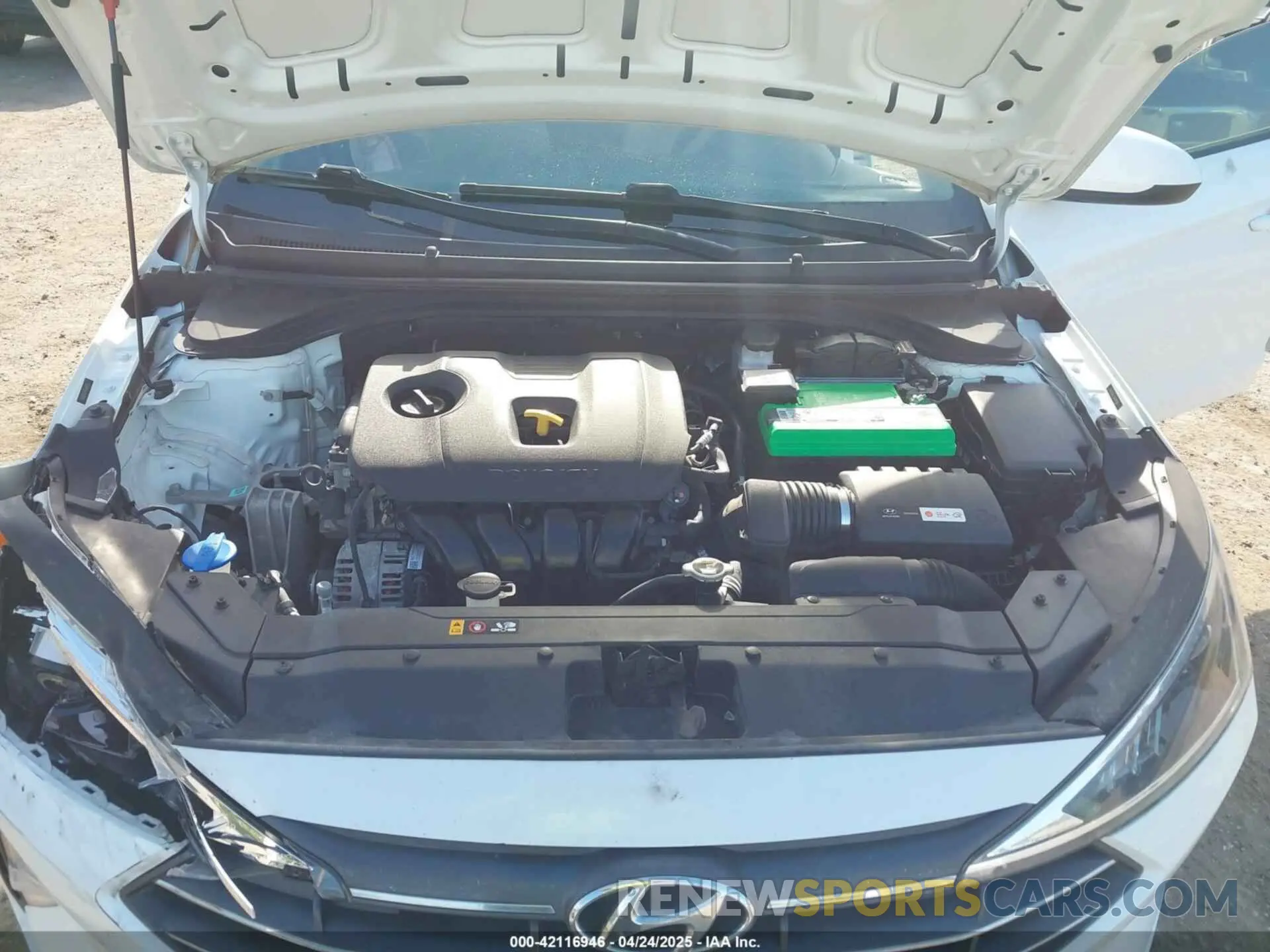 10 Photograph of a damaged car 5NPD74LF3KH497121 HYUNDAI ELANTRA 2019