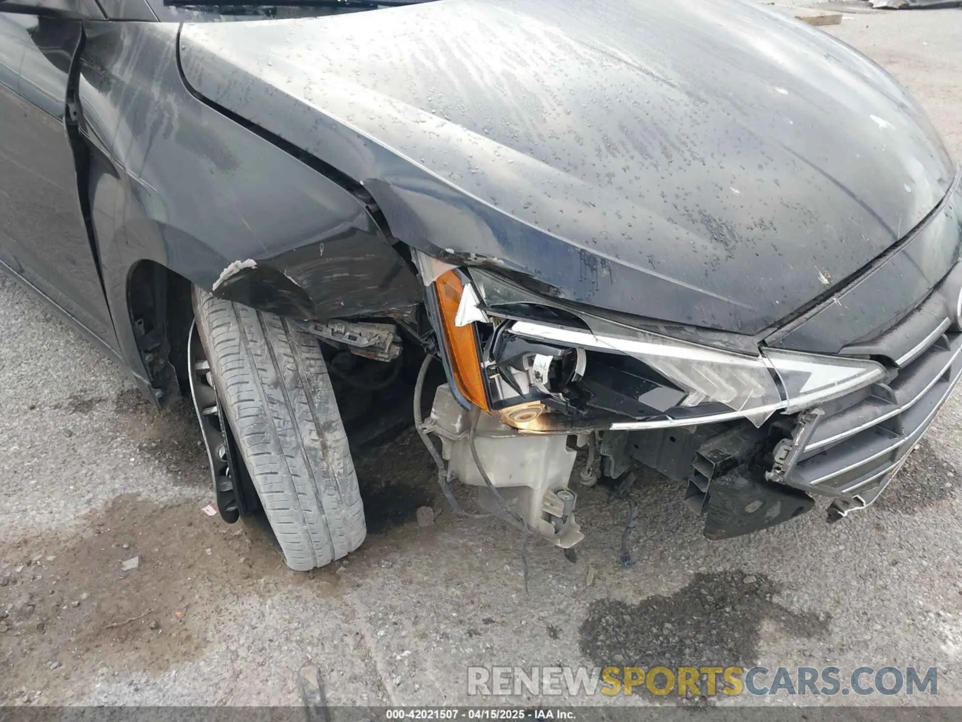 6 Photograph of a damaged car 5NPD74LF4KH412237 HYUNDAI ELANTRA 2019