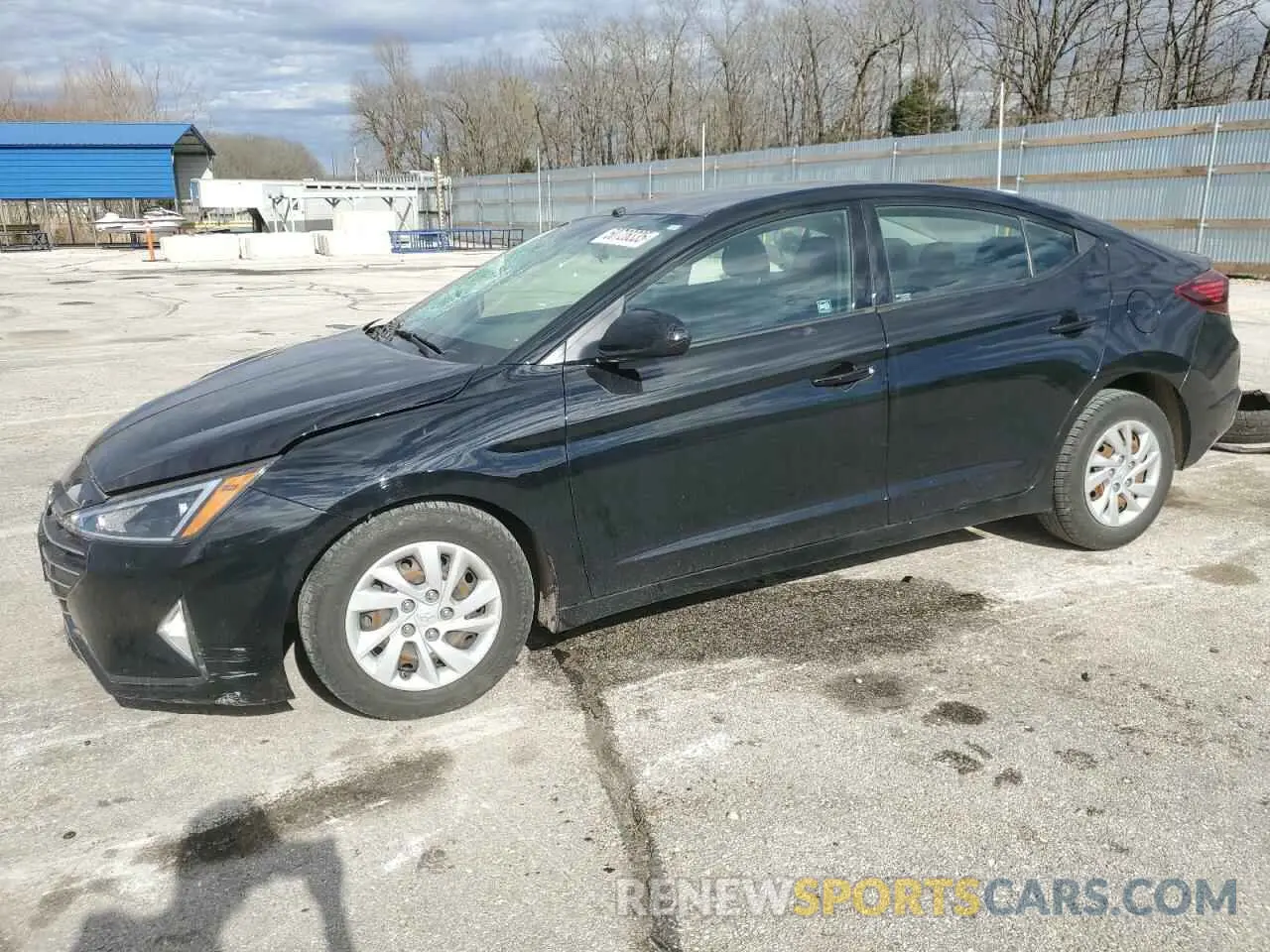 1 Photograph of a damaged car 5NPD74LF4KH419642 HYUNDAI ELANTRA 2019