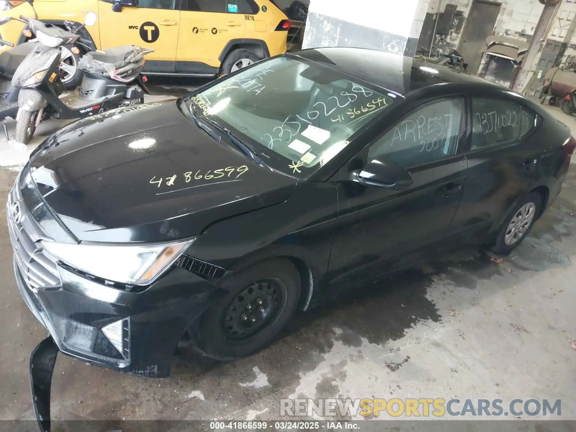 13 Photograph of a damaged car 5NPD74LF4KH424811 HYUNDAI ELANTRA 2019