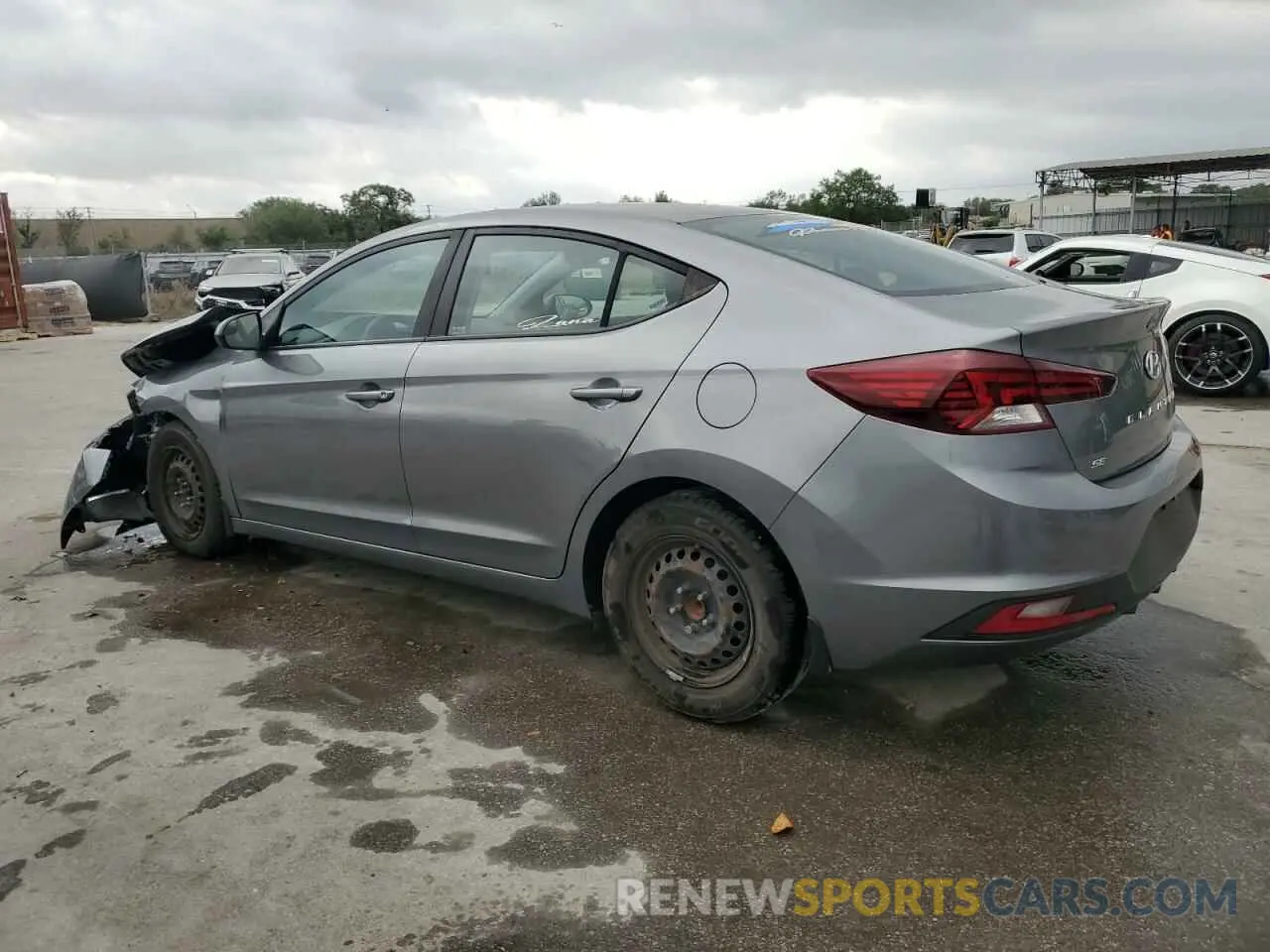 2 Photograph of a damaged car 5NPD74LF4KH433802 HYUNDAI ELANTRA 2019