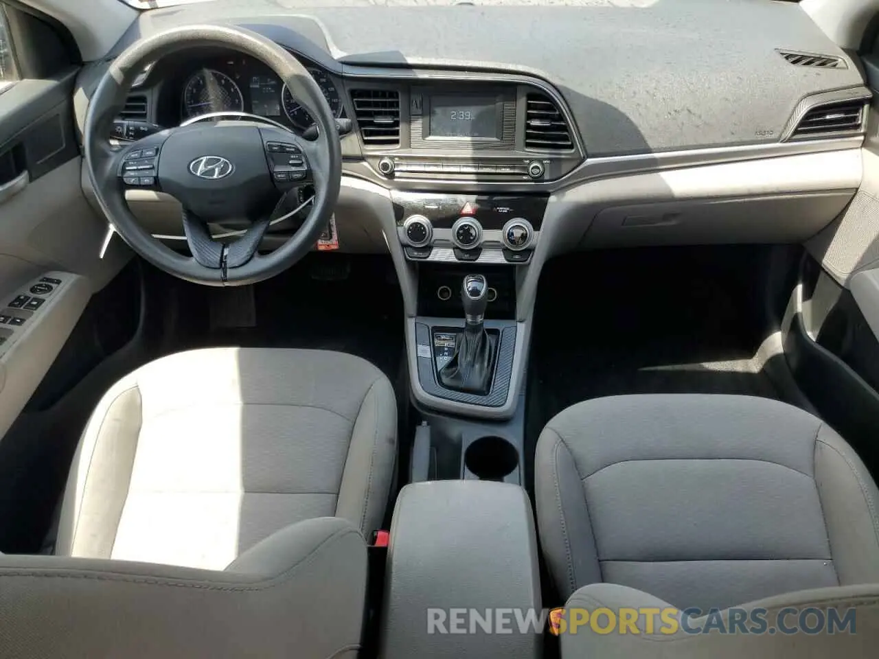 8 Photograph of a damaged car 5NPD74LF4KH442418 HYUNDAI ELANTRA 2019