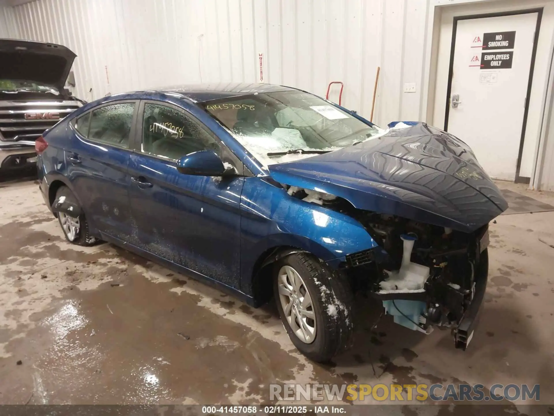 1 Photograph of a damaged car 5NPD74LF4KH448588 HYUNDAI ELANTRA 2019