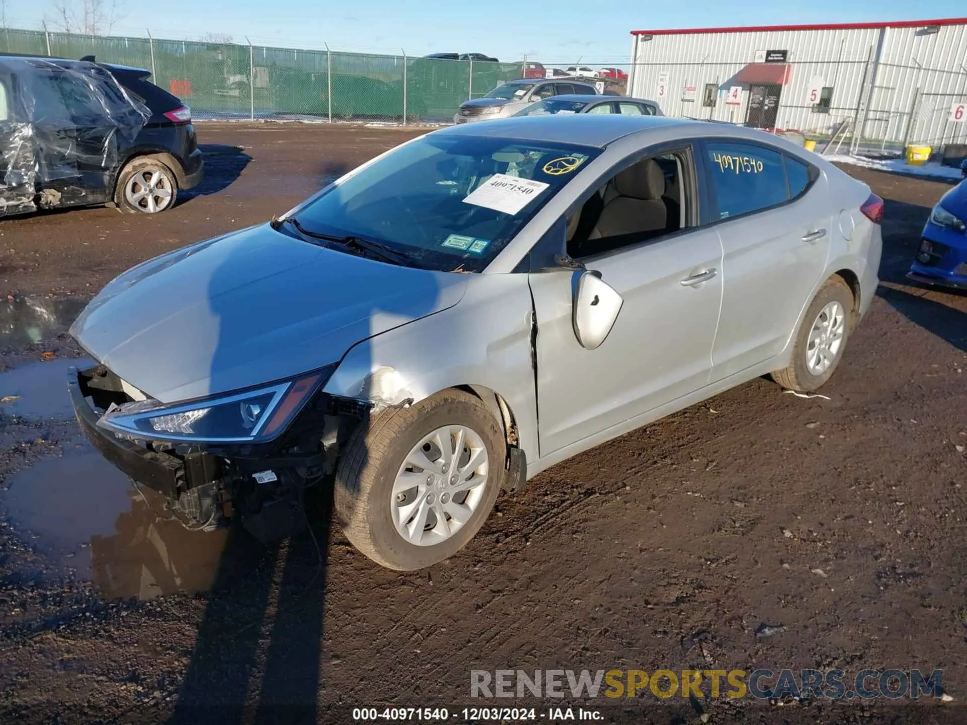 2 Photograph of a damaged car 5NPD74LF4KH464693 HYUNDAI ELANTRA 2019