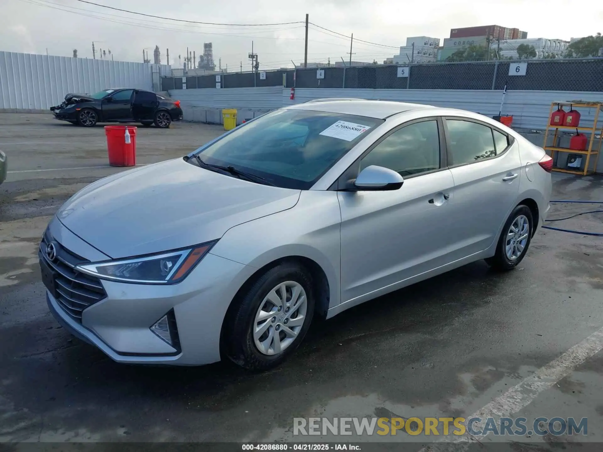 2 Photograph of a damaged car 5NPD74LF4KH485849 HYUNDAI ELANTRA 2019