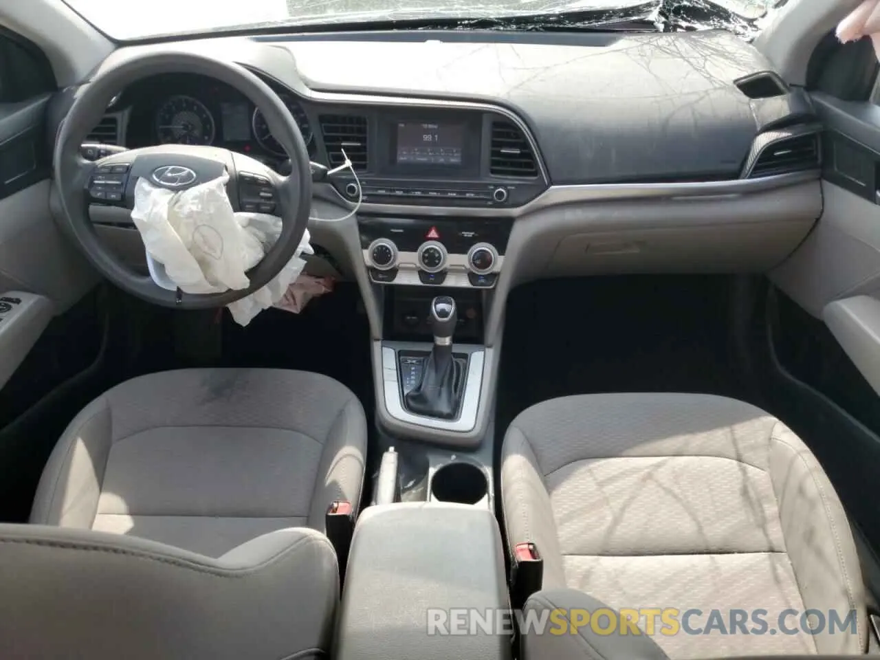 8 Photograph of a damaged car 5NPD74LF4KH488993 HYUNDAI ELANTRA 2019